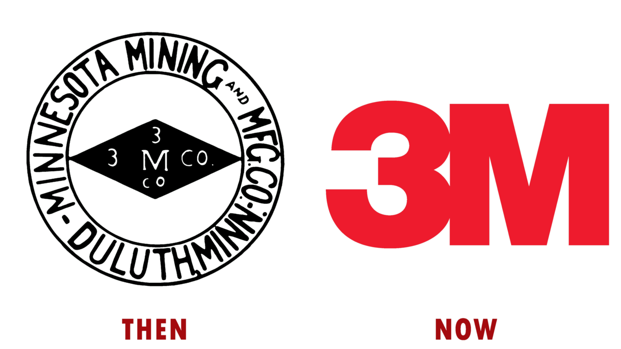 3M Logo then and now