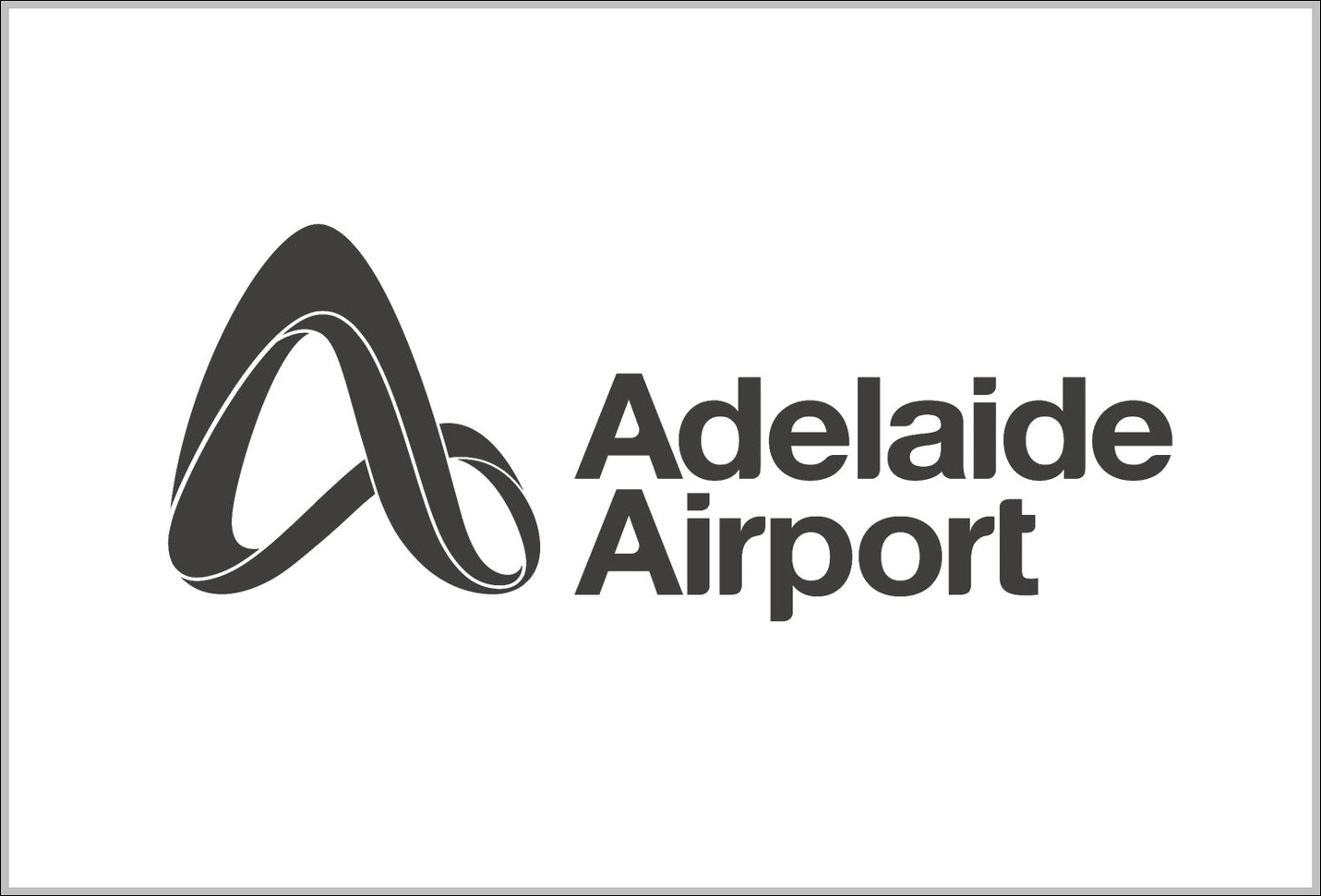 Adelaide Airport Logo Mono
