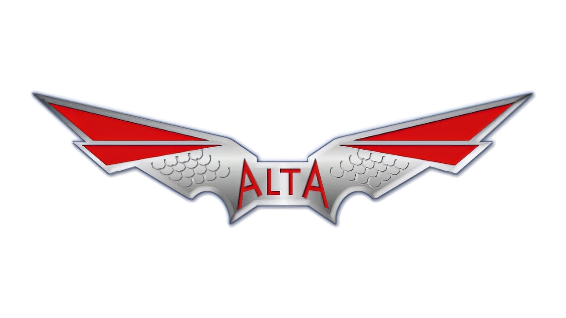 Alta sign with wings