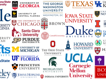 American university logos The best logos from American universities