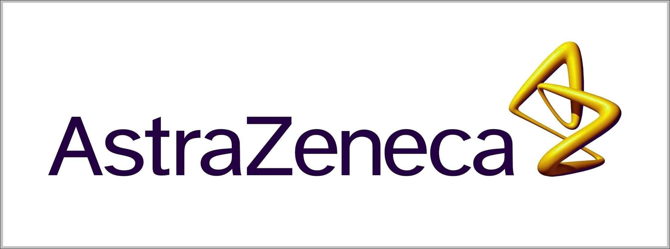 AstraZeneca logo 3D