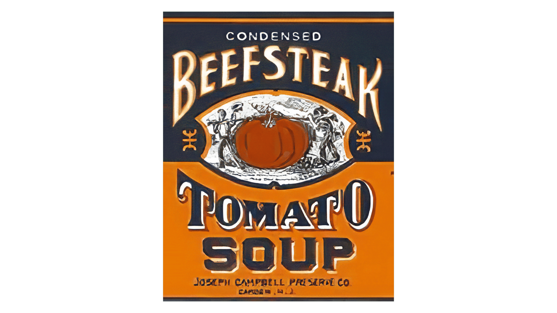 Beefsteak tomato soup sign 1897