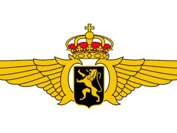 Belgian Air Component Sign