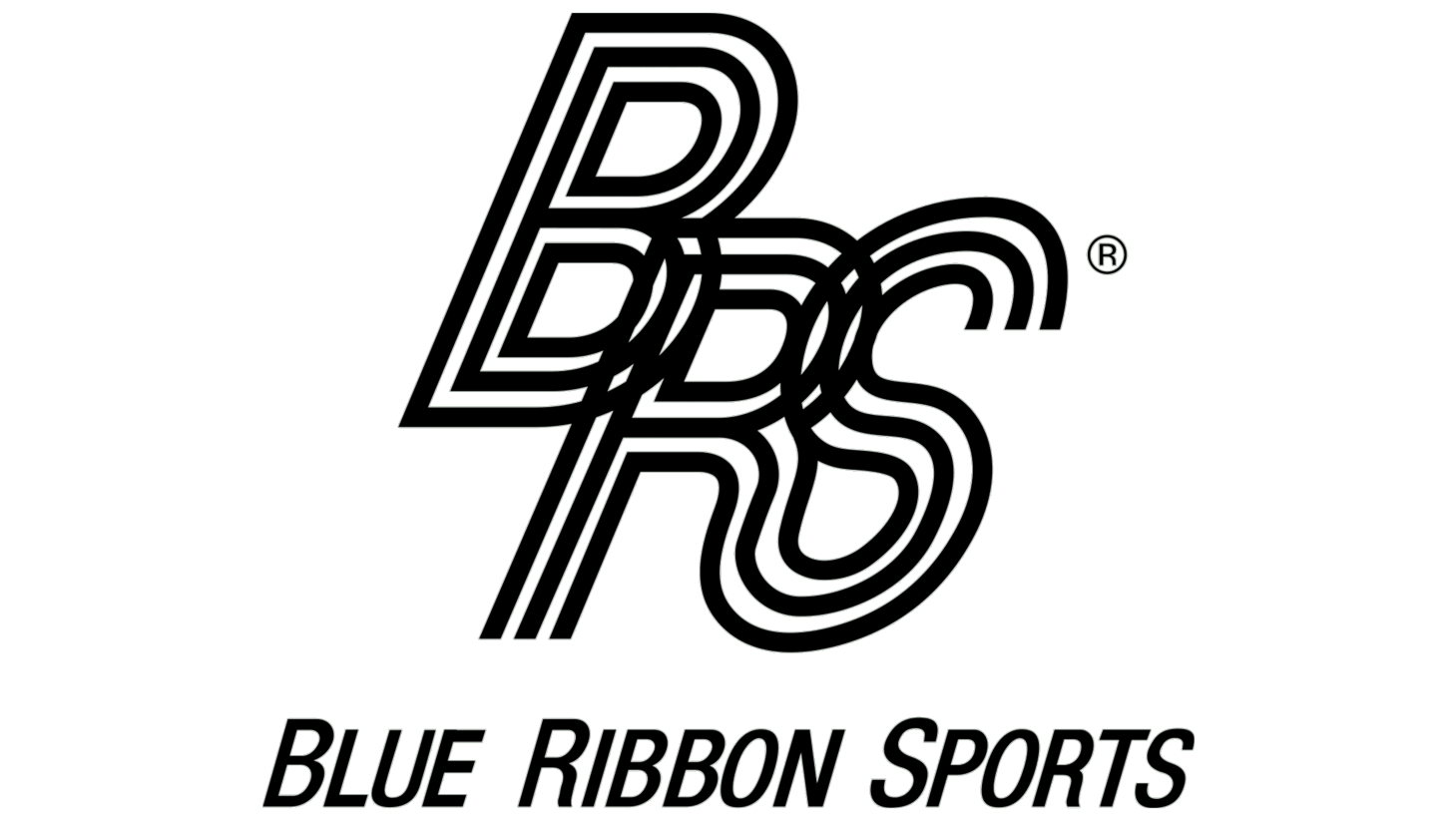 Blue ribbon sports sign 1964 1971