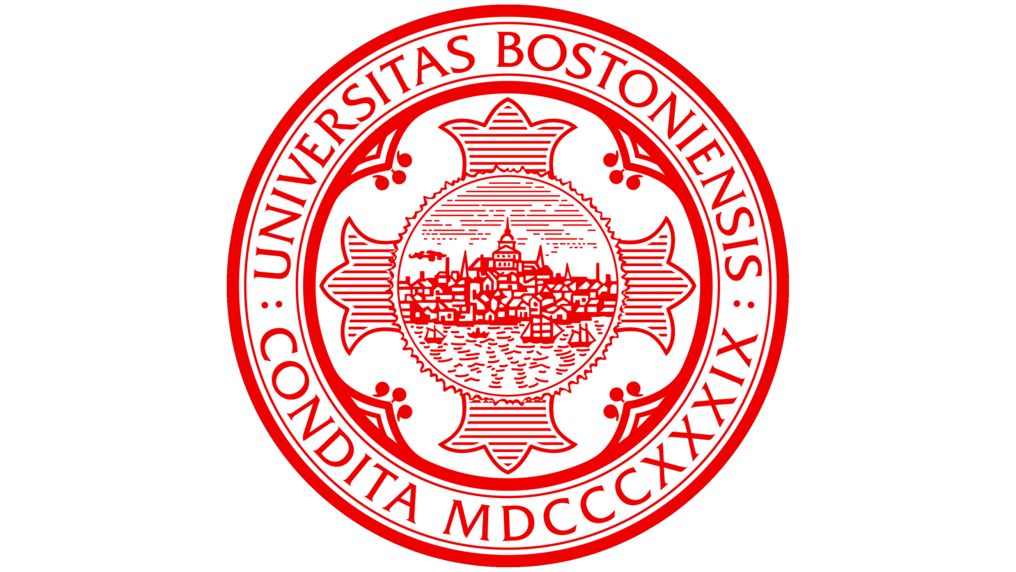 Boston university seal sign