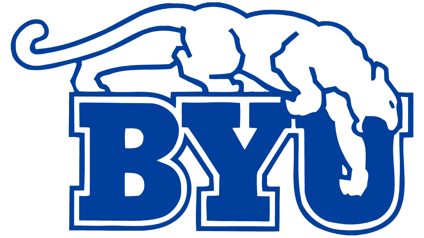 Brigham young cougars sign 1969 1998