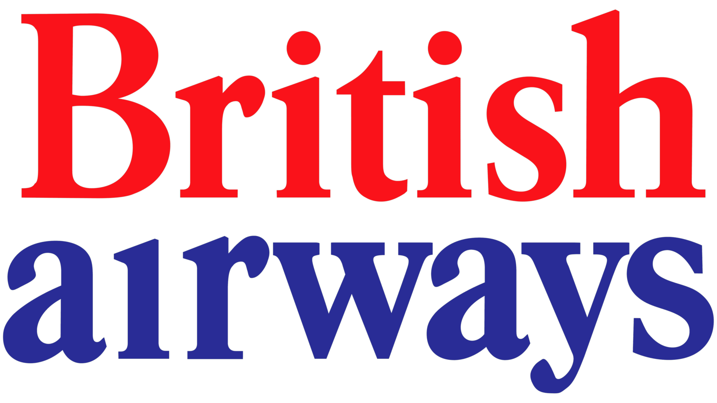 British airways sign 1973 1984