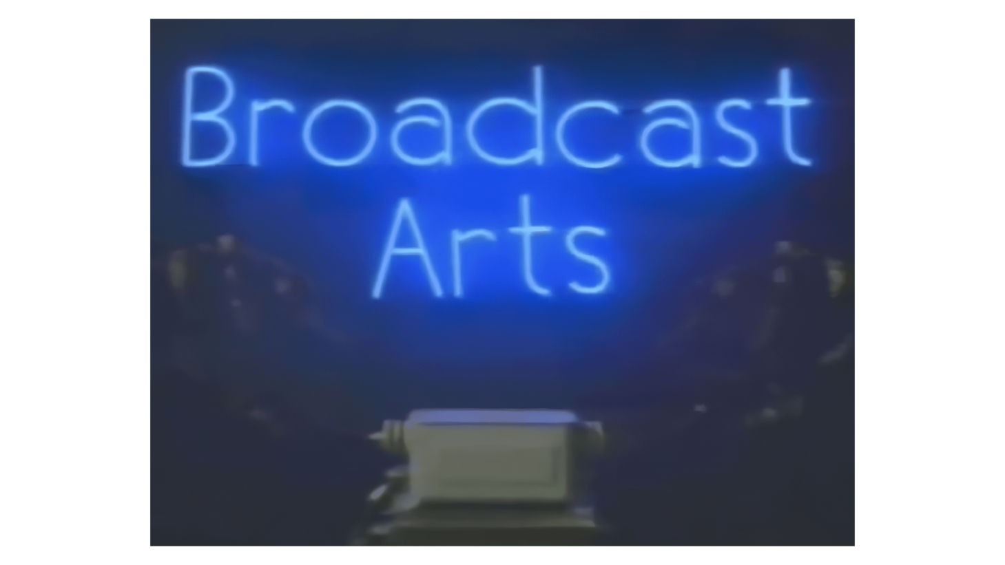 Broadcast arts sign 1982
