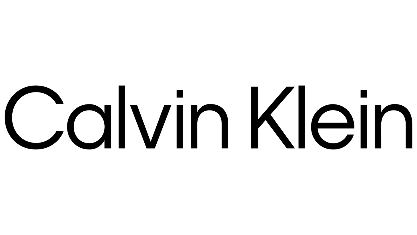 Calvin klein sign