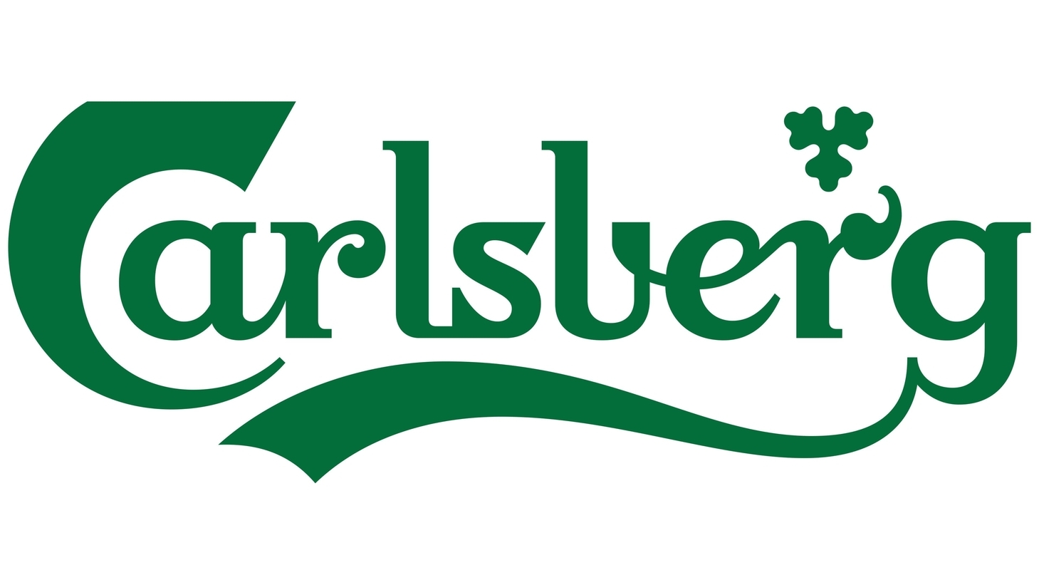 Carlsberg sign 2018 present