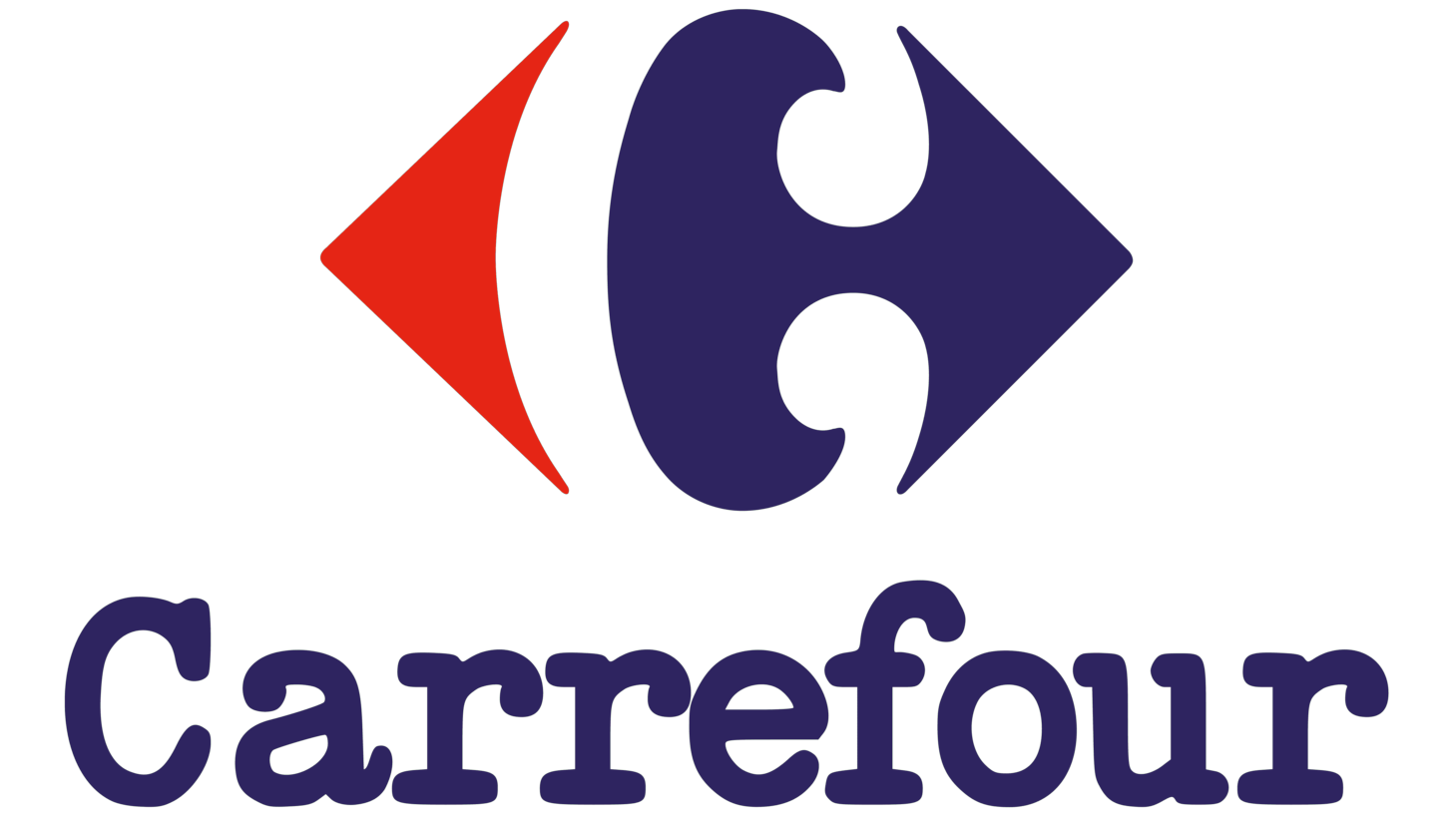 Carrefour sign 1980