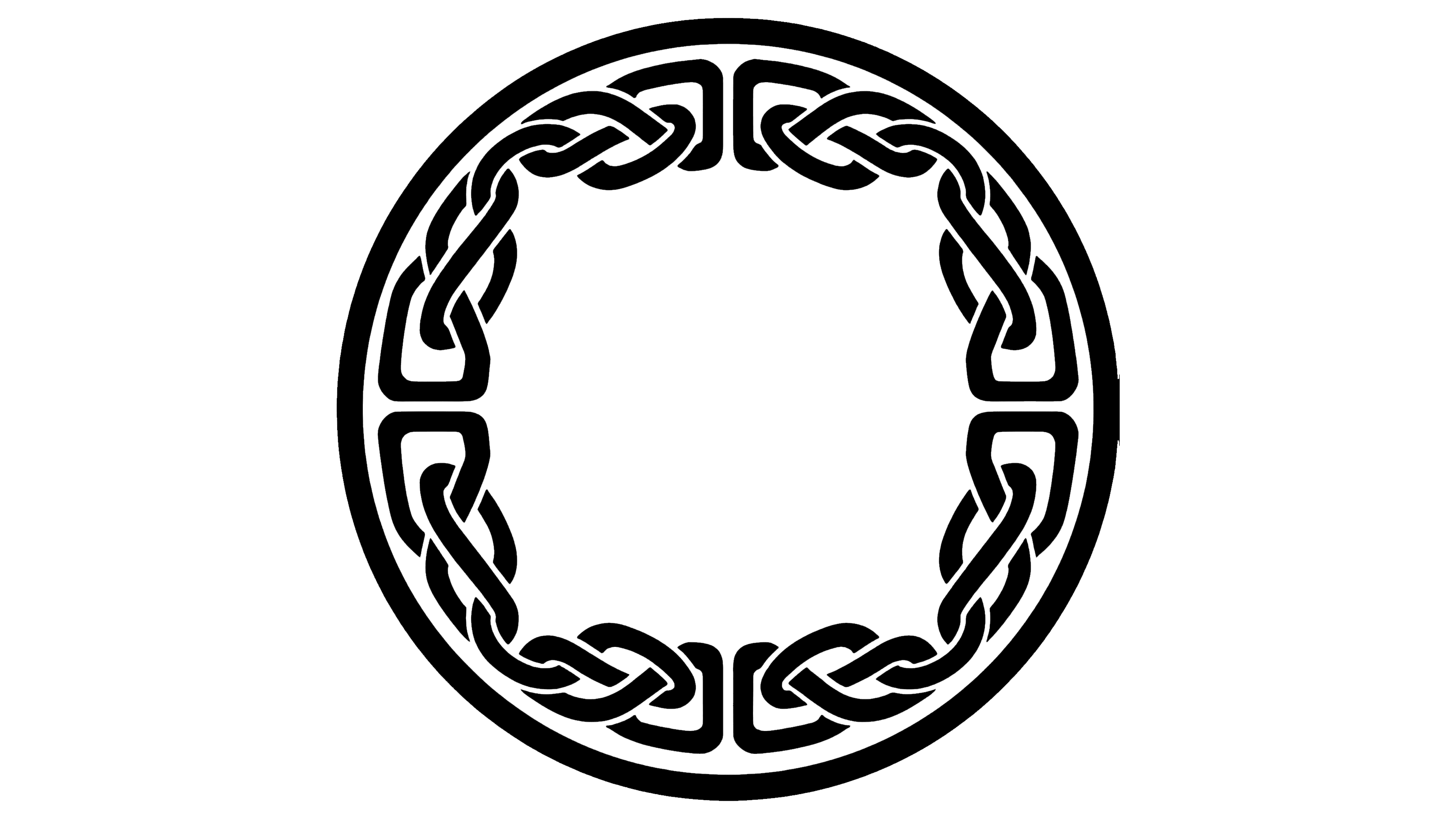 Celtic Circular Knots Symbol