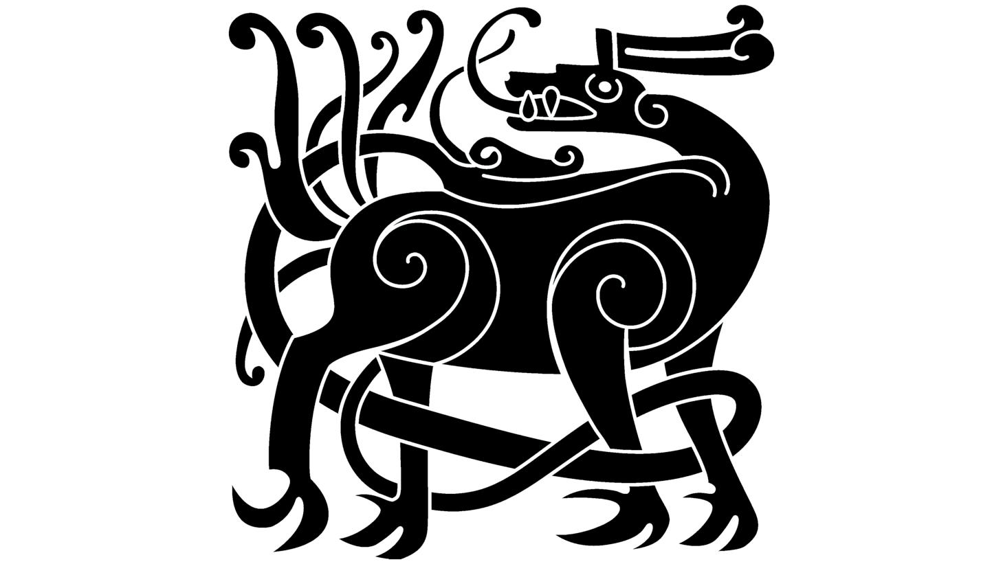 Celtic deer logo