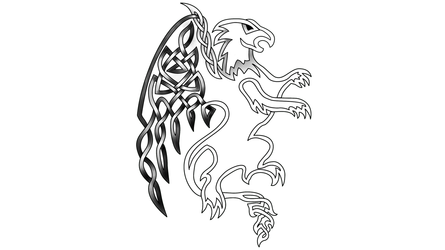 Celtic griffin logo