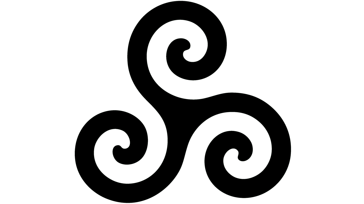 Celtic triskeles logo