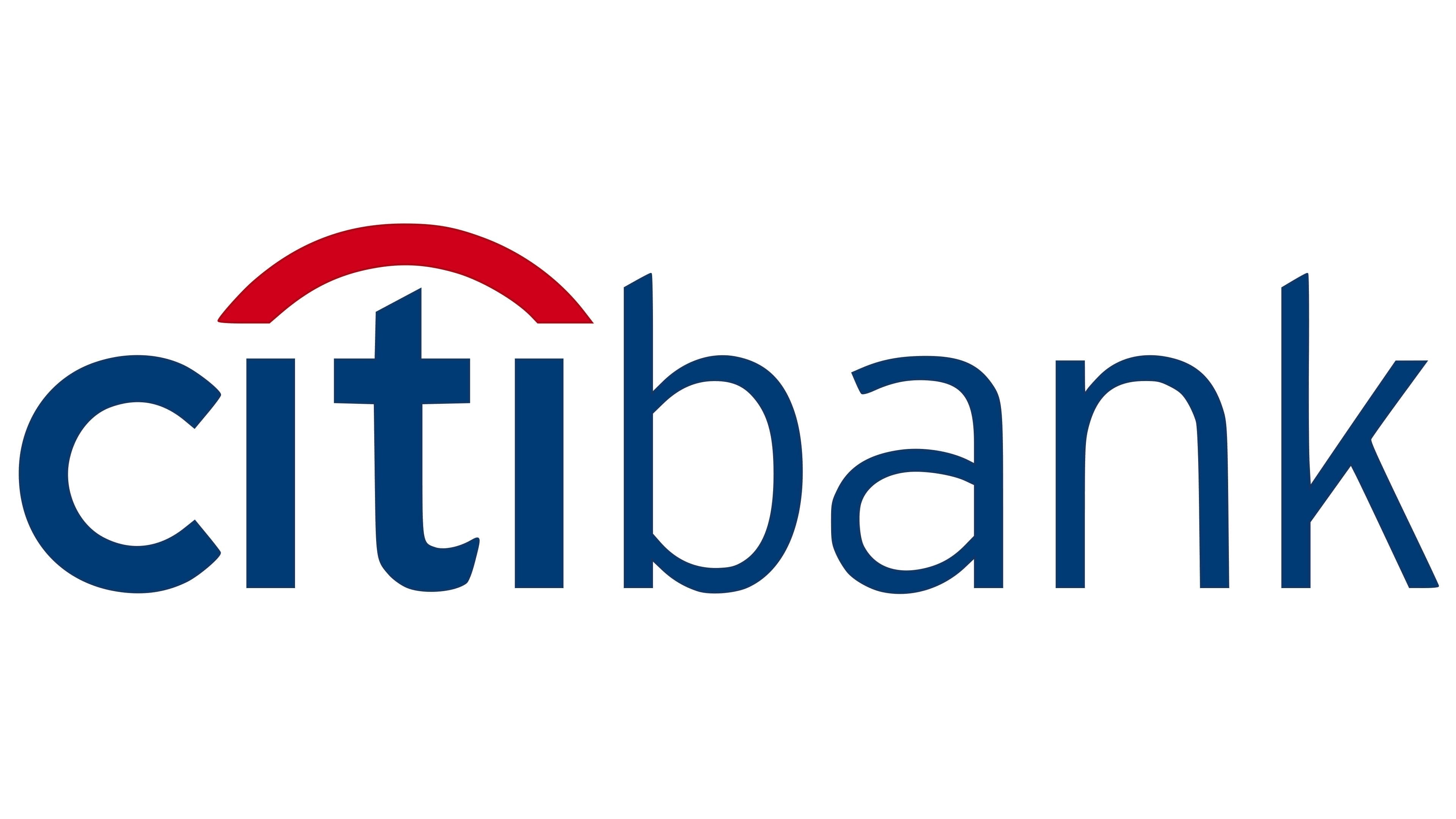 Citi Bank top Sign