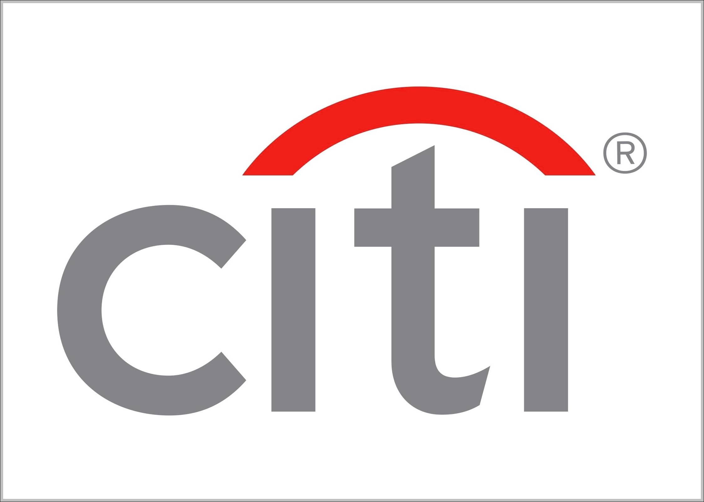 Citigroup logo grey