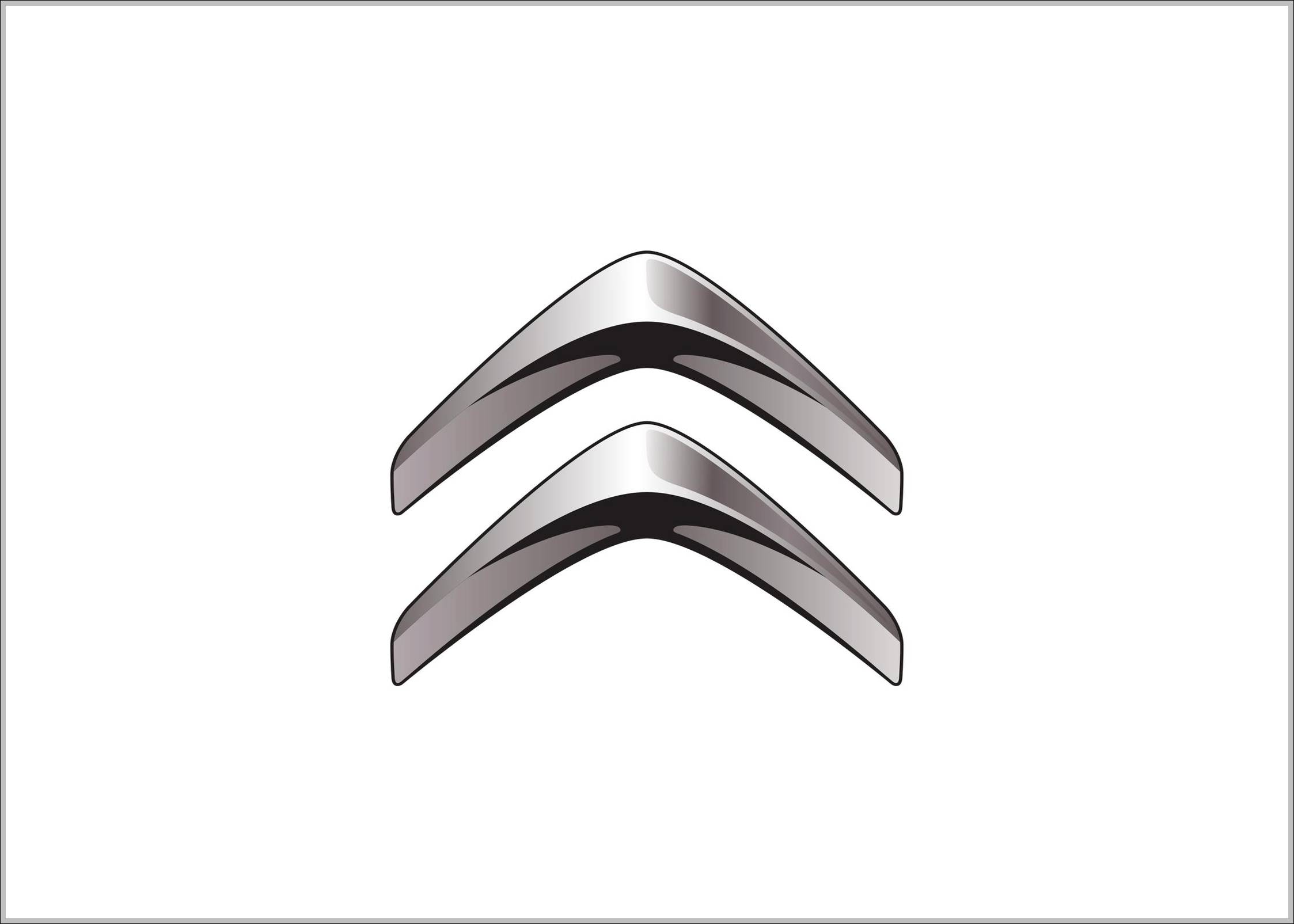 Citroen logo double arrow