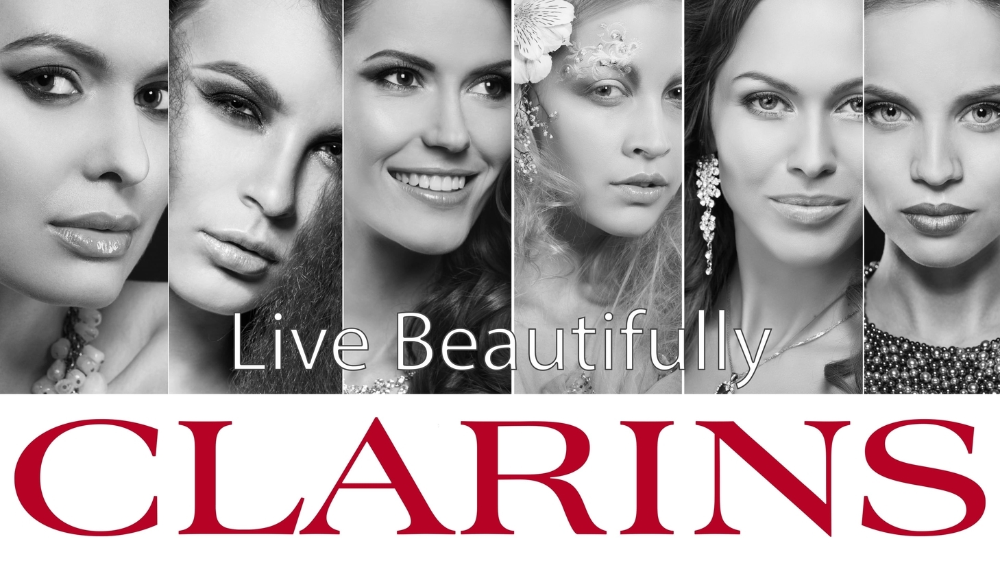 Clarins new live beautifully campaign