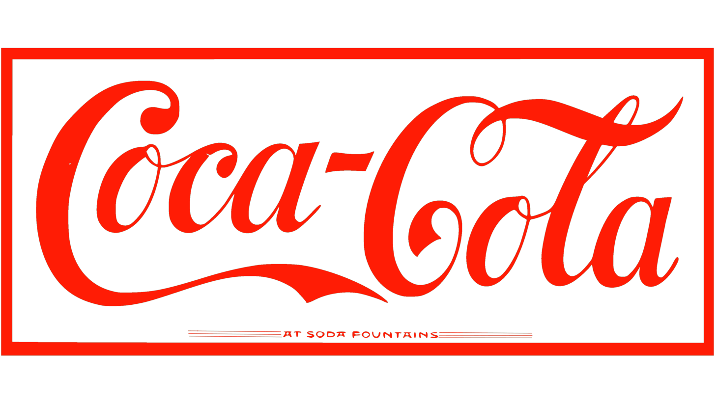 Coca cola sign 1891 1941