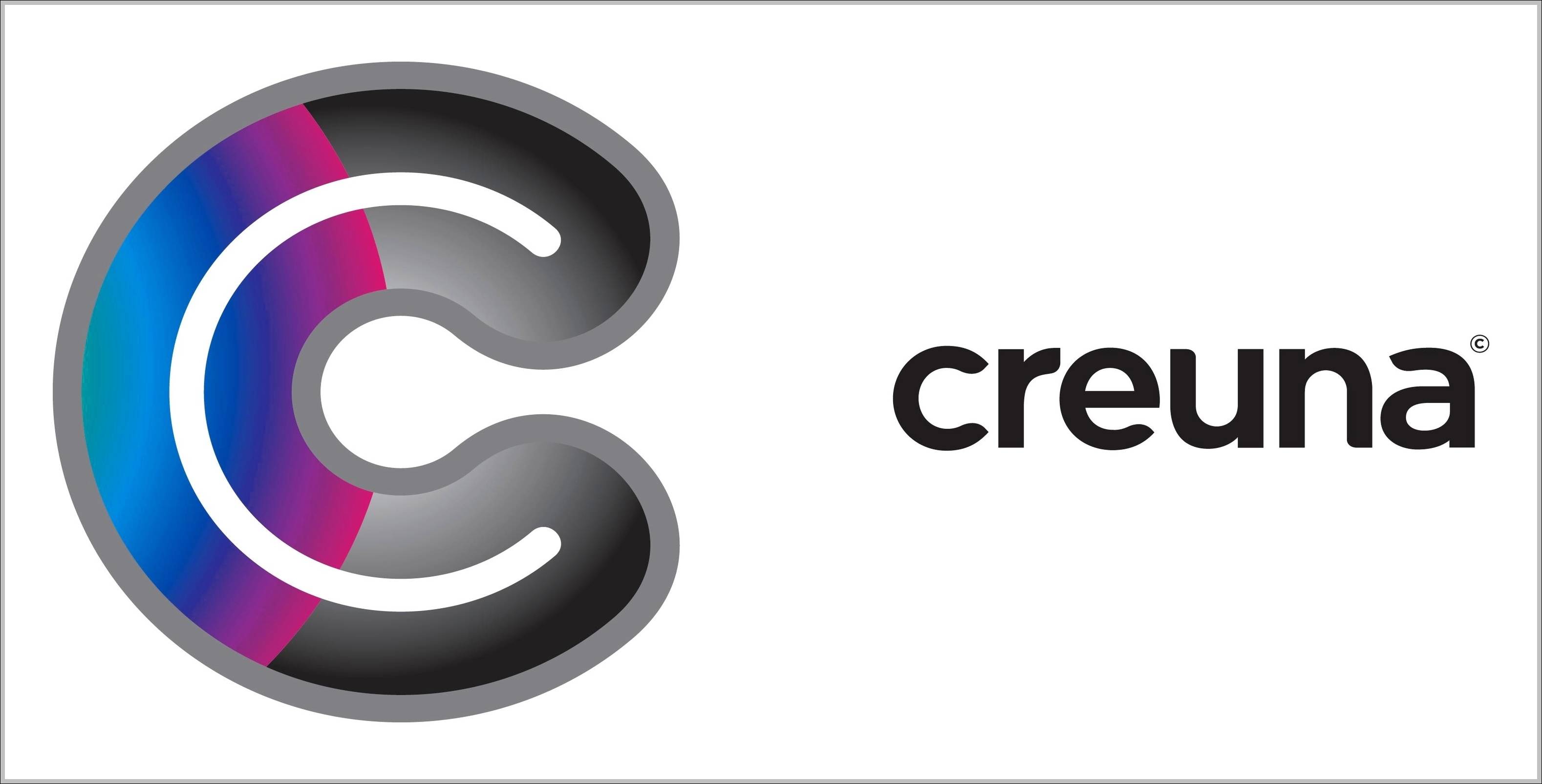 Creuna logo and sign