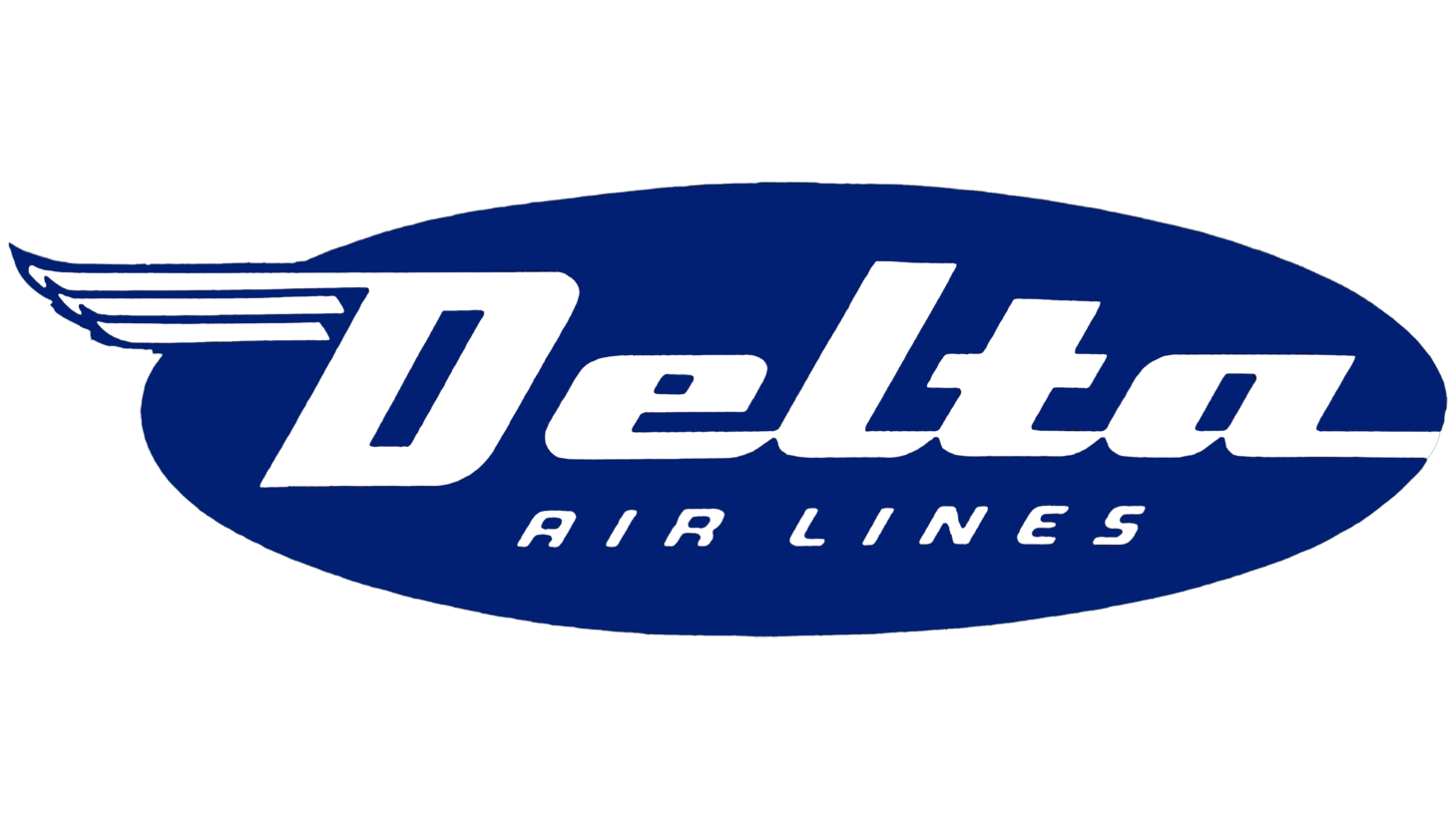 Delta air lines first era sign 1945 1953