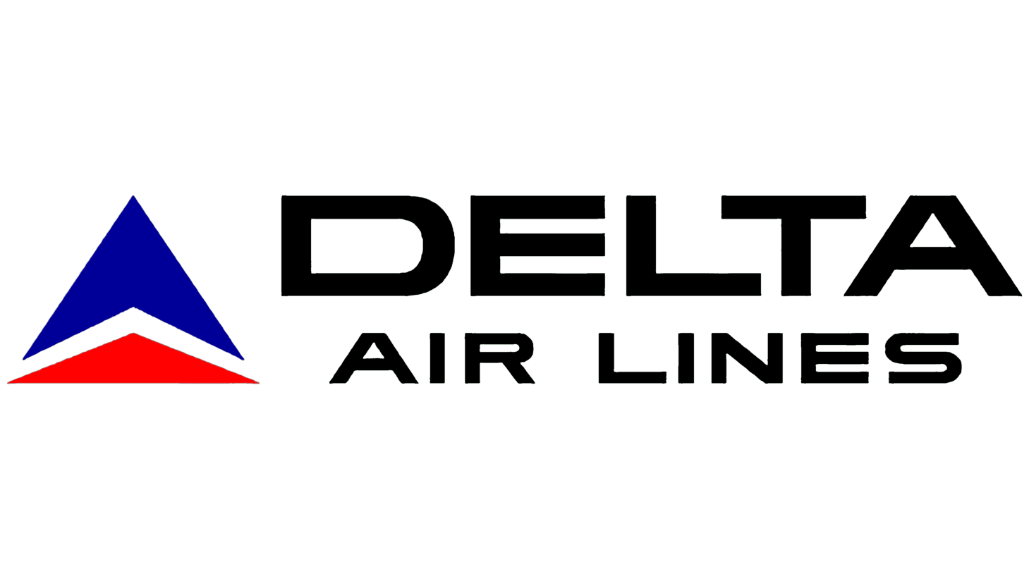 Delta air lines second era sign 1966 1976