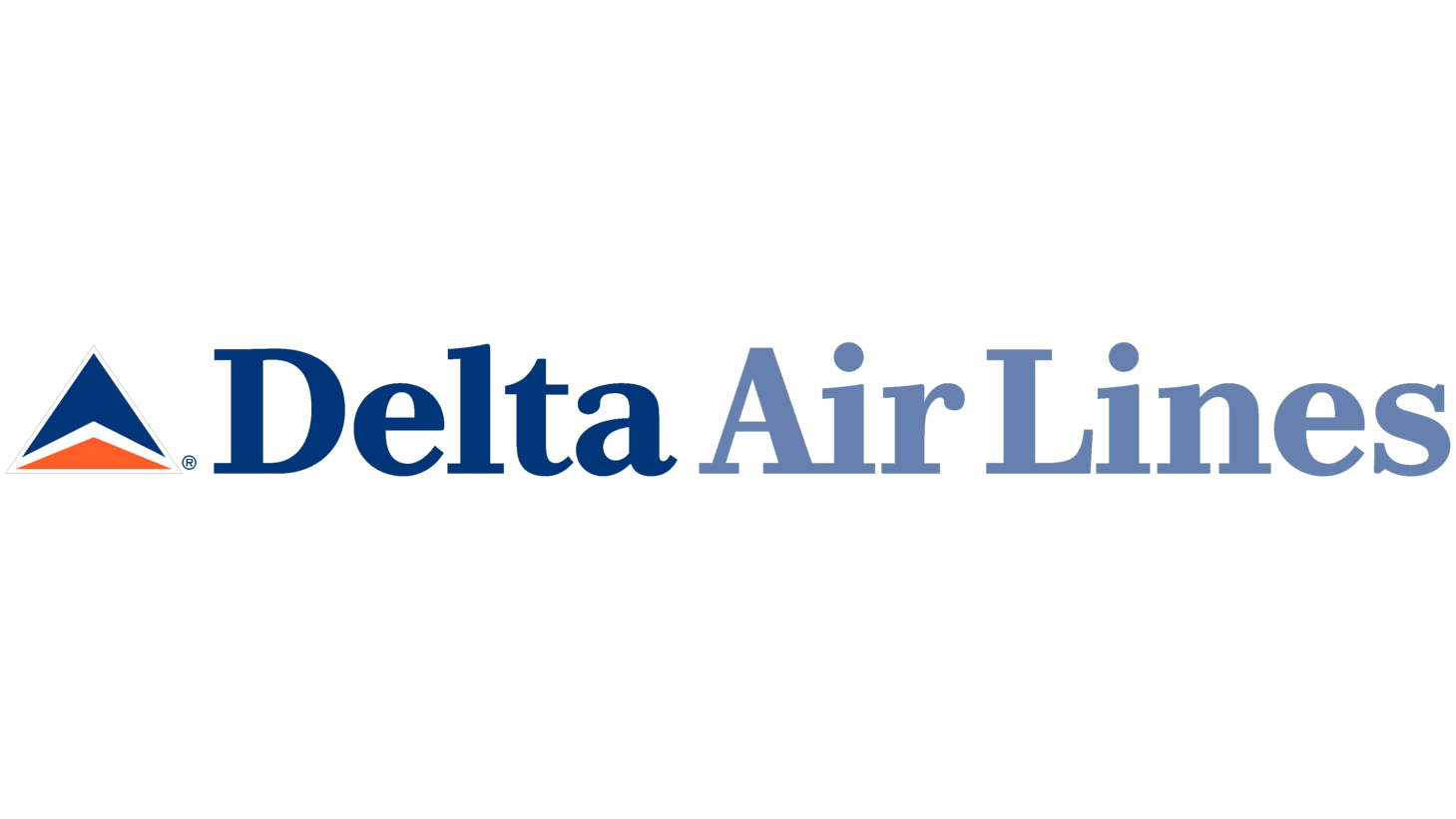 Delta air lines second era sign 1995 2000