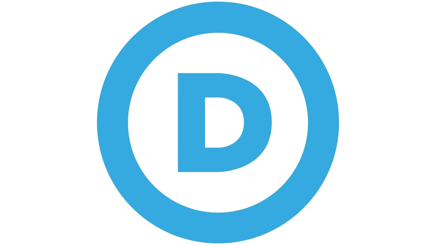 Democratic party sign