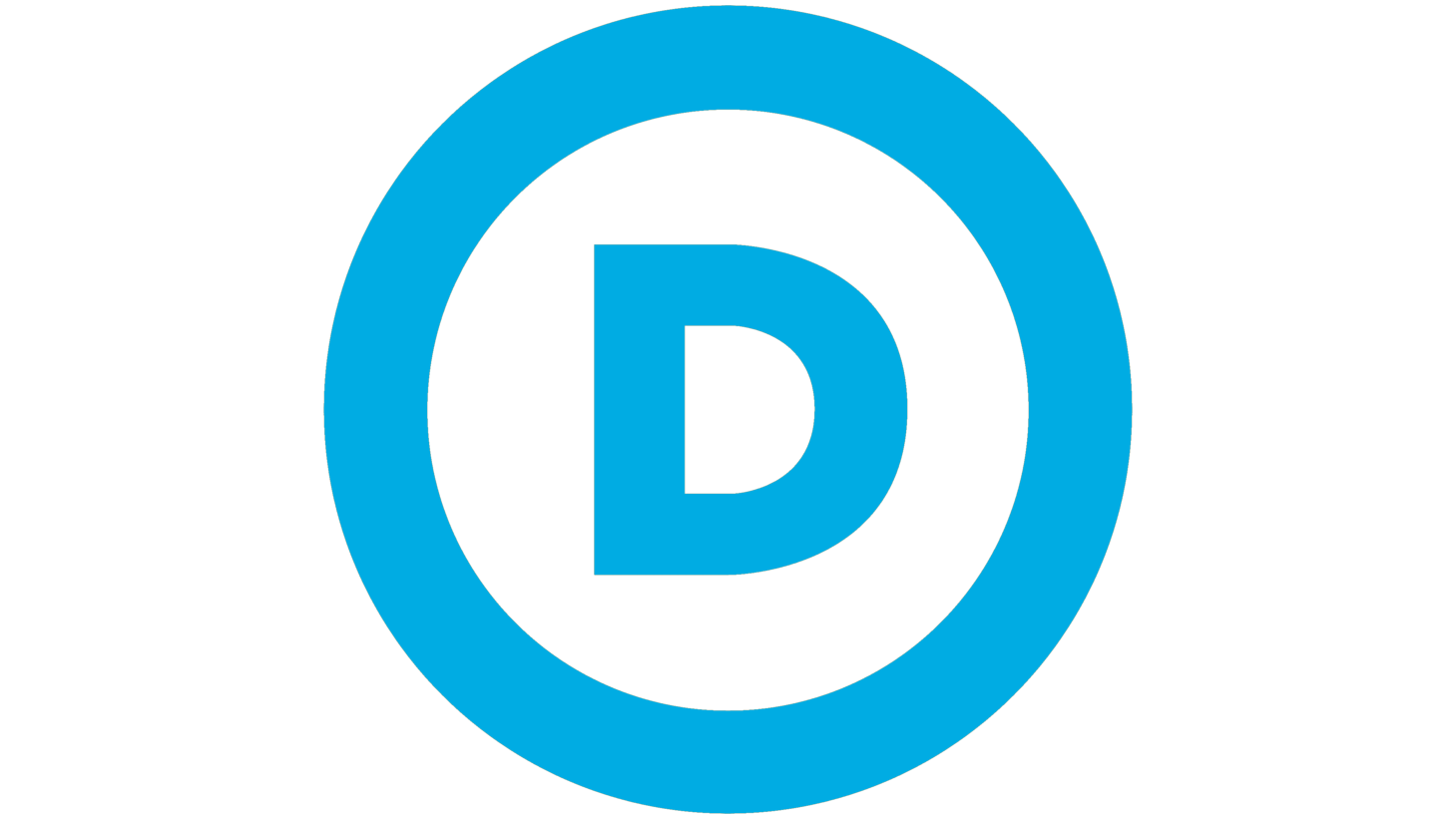 Democratic party sign