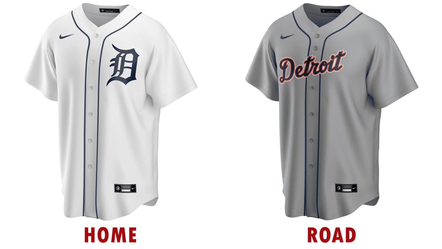 Detroit tigers uniform sign