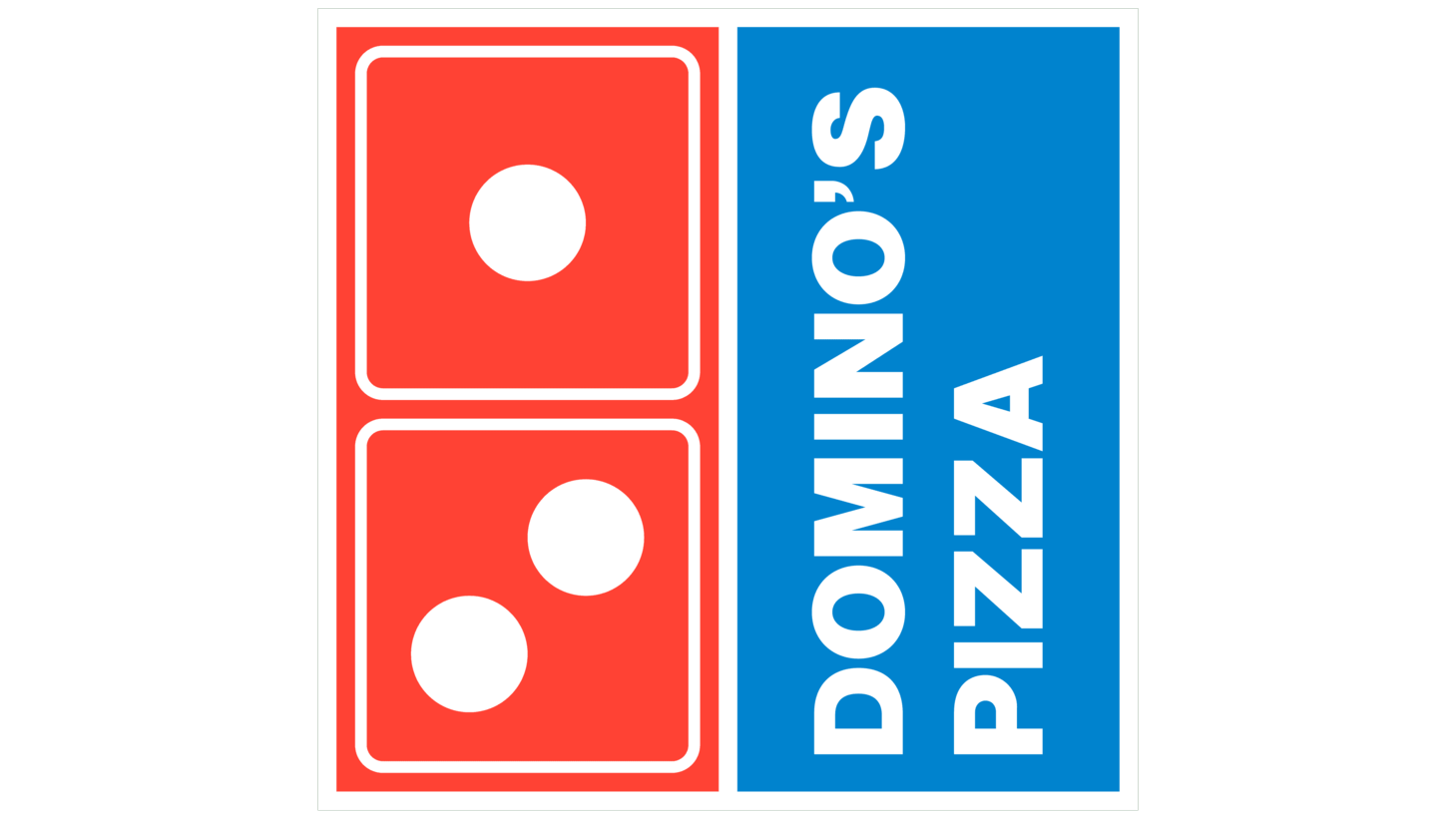 Dominos pizza sign 1975 1996
