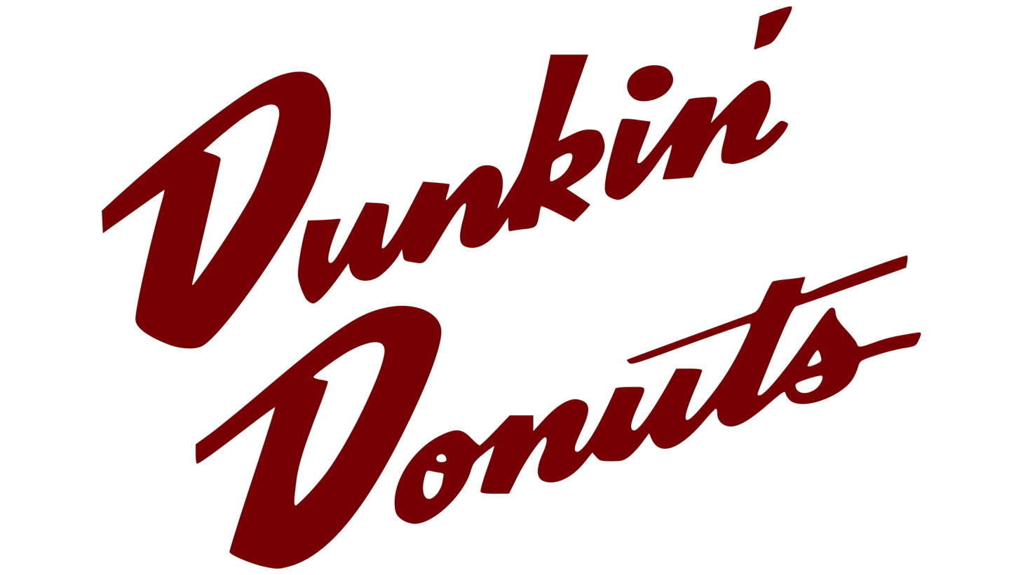 Dunkin donuts sign 1950 1960