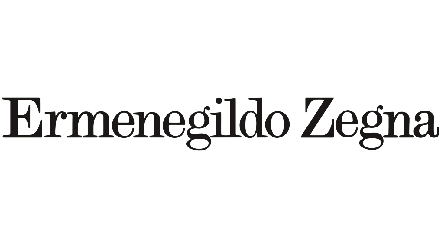 Ermenegildo zegna sign