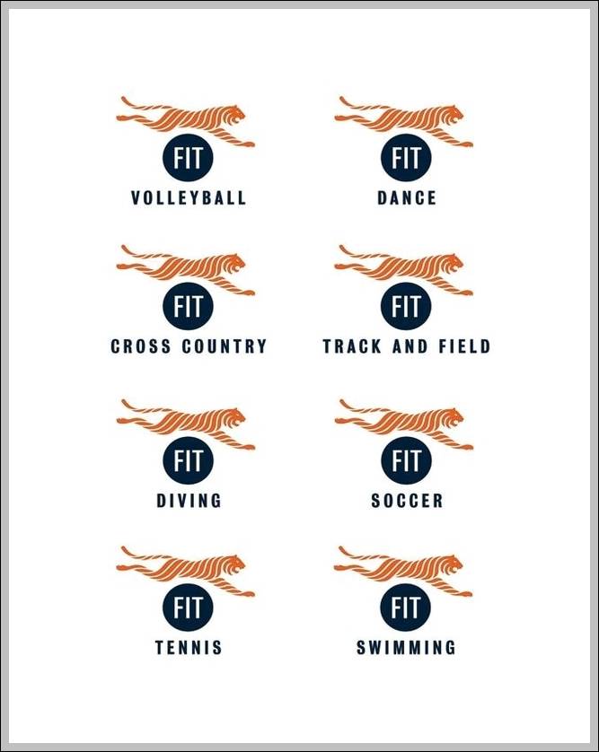 FIT Athletics logos