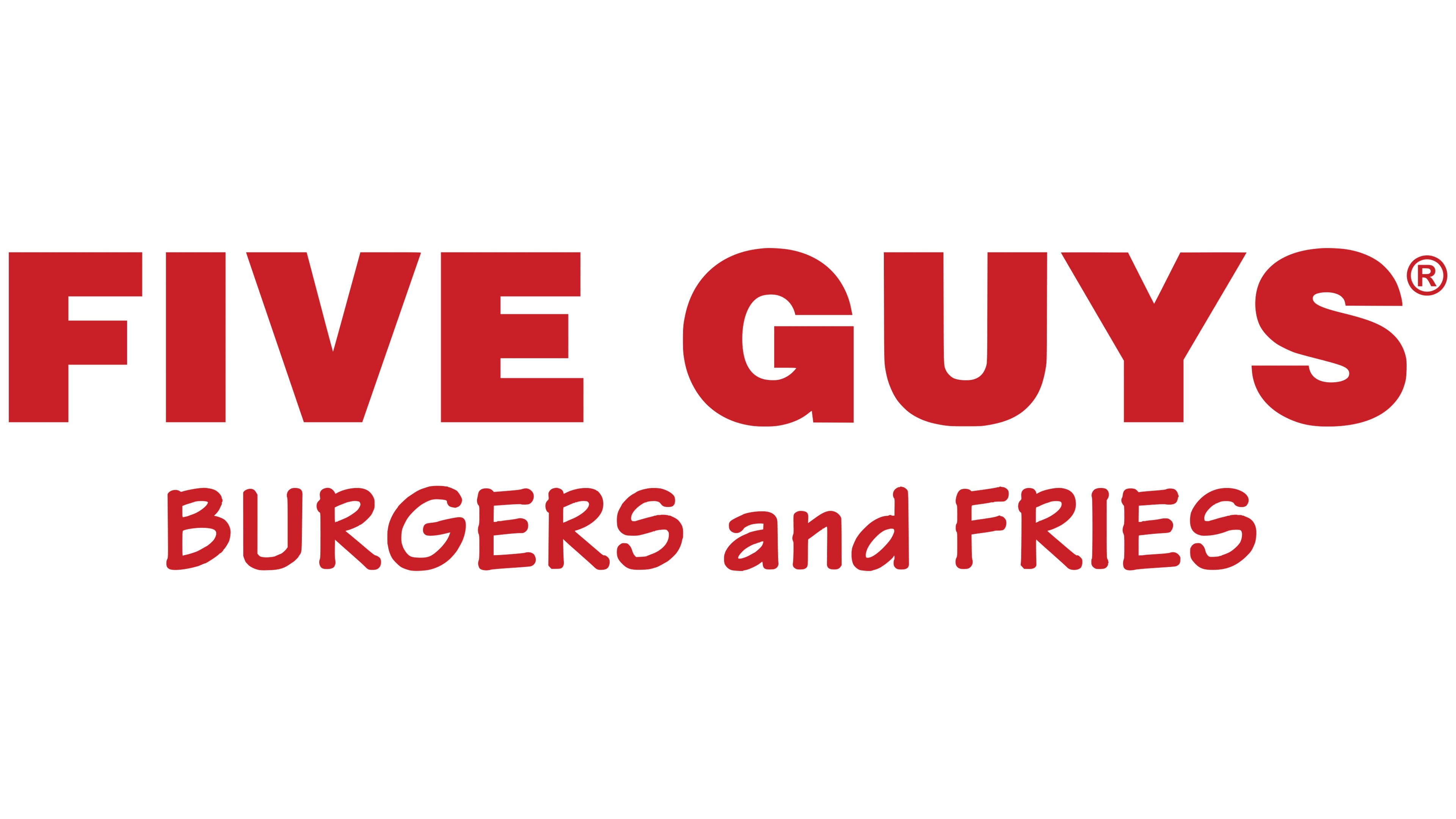 Five Guys Sign