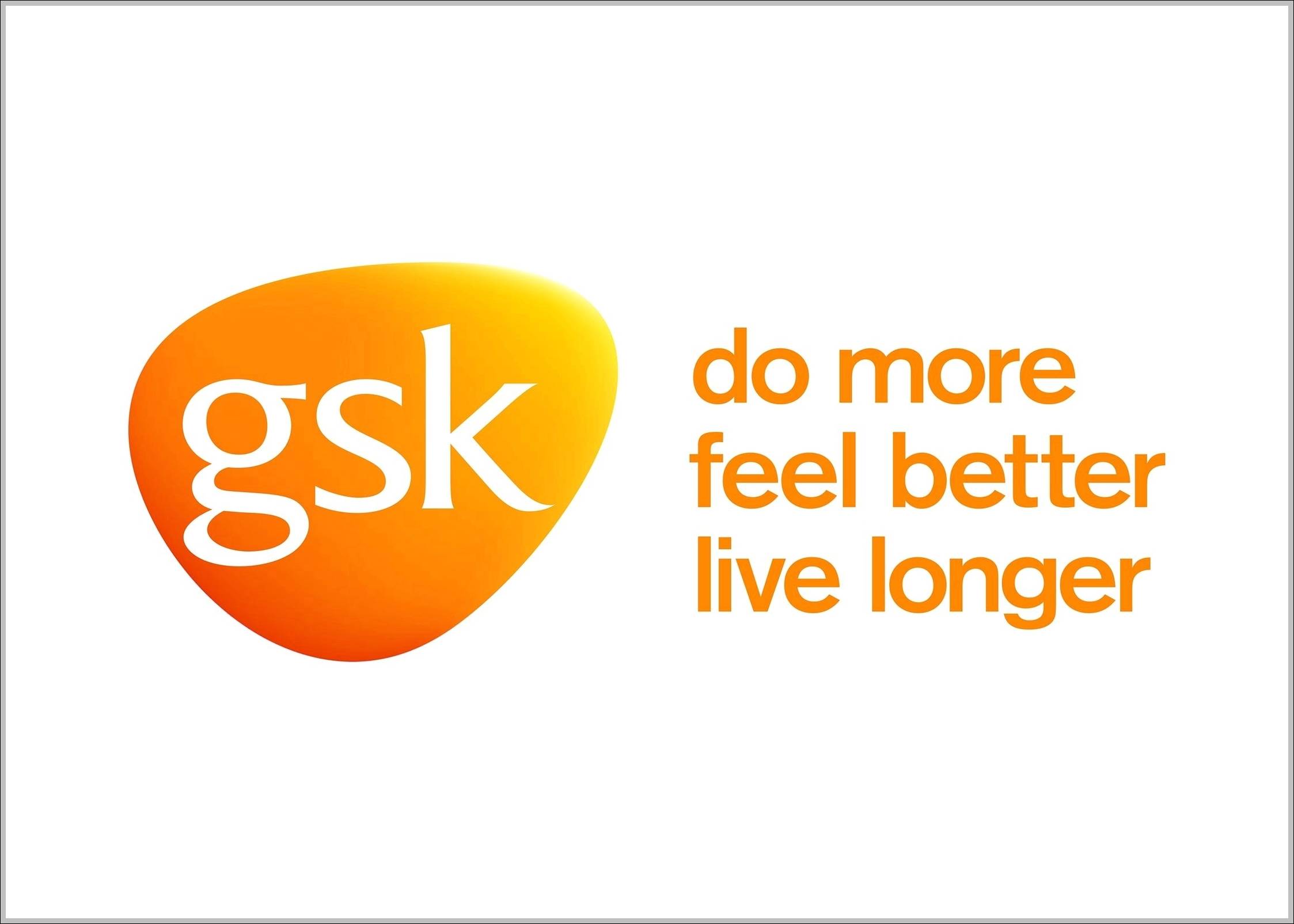 GSK logo and slogan 2014