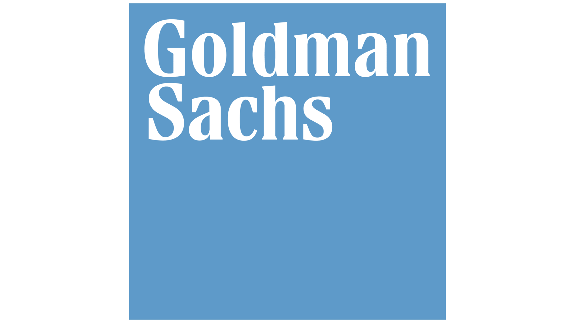 Goldman sachs sign