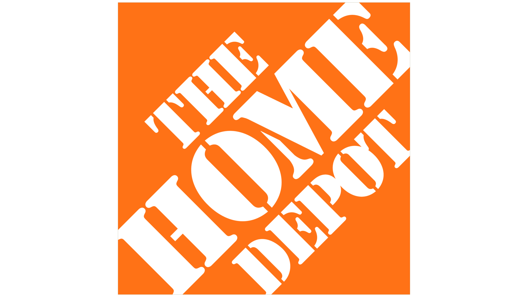 Home depot sign