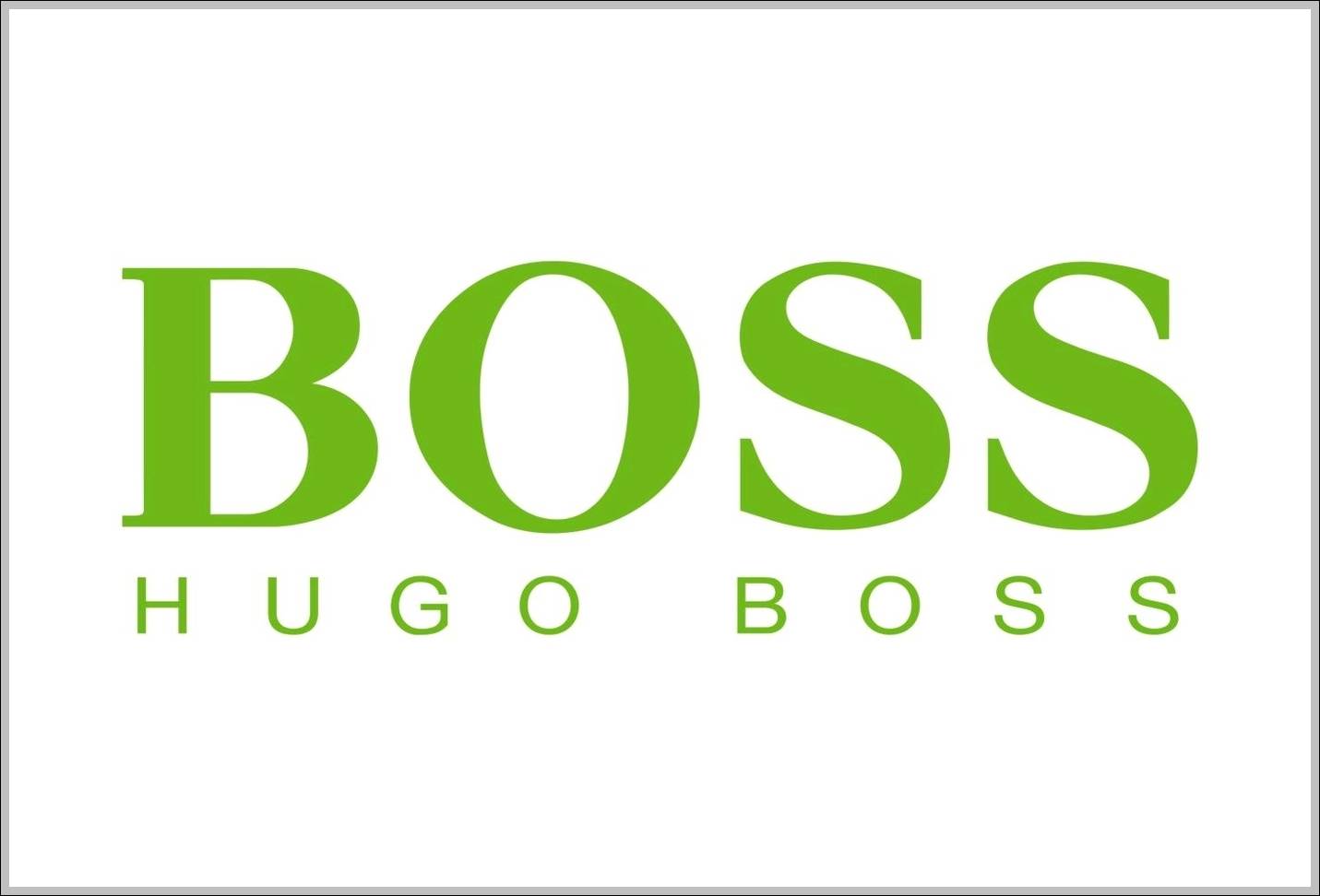 Hugo Boss logo green