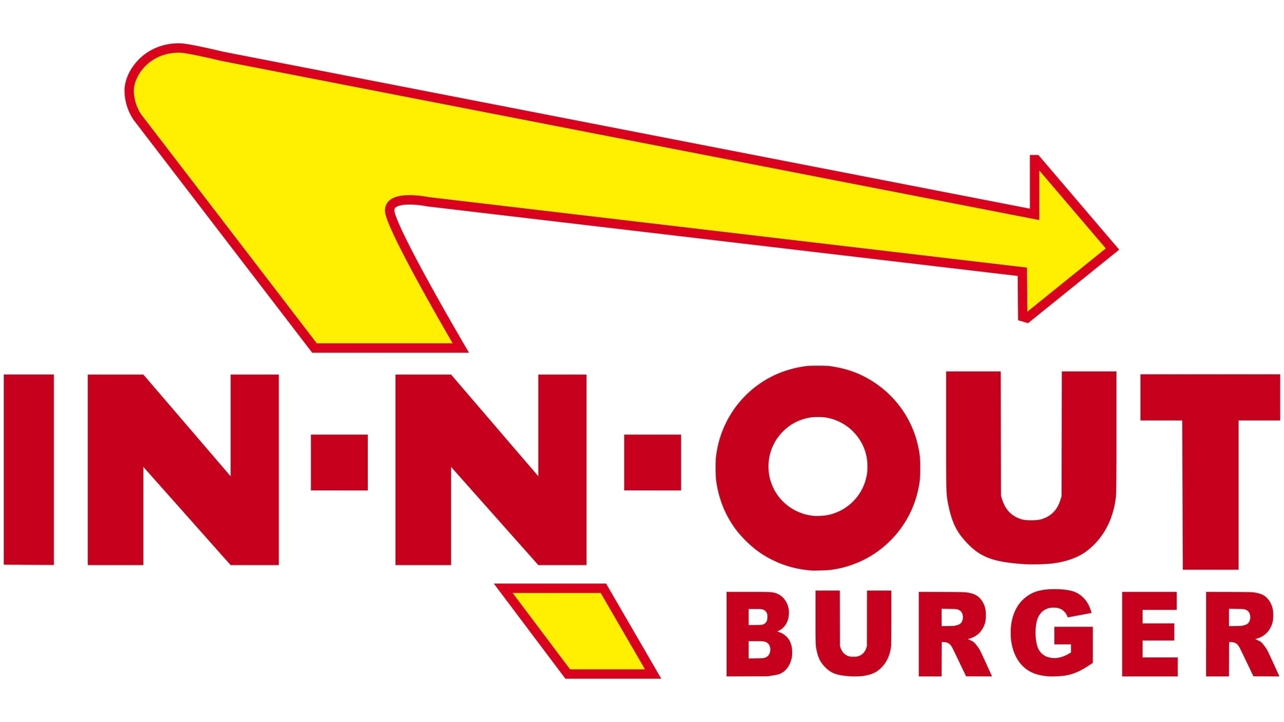 In n out burger sign