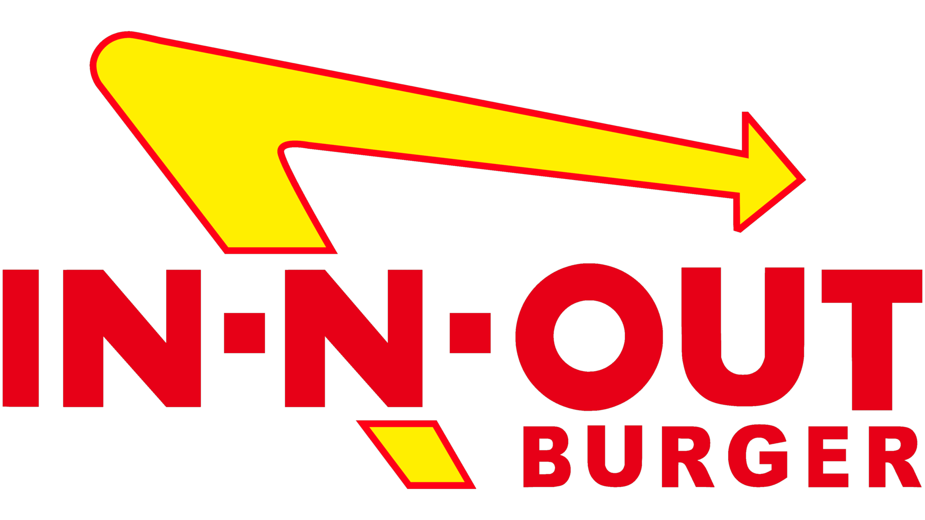 In n out burger sign