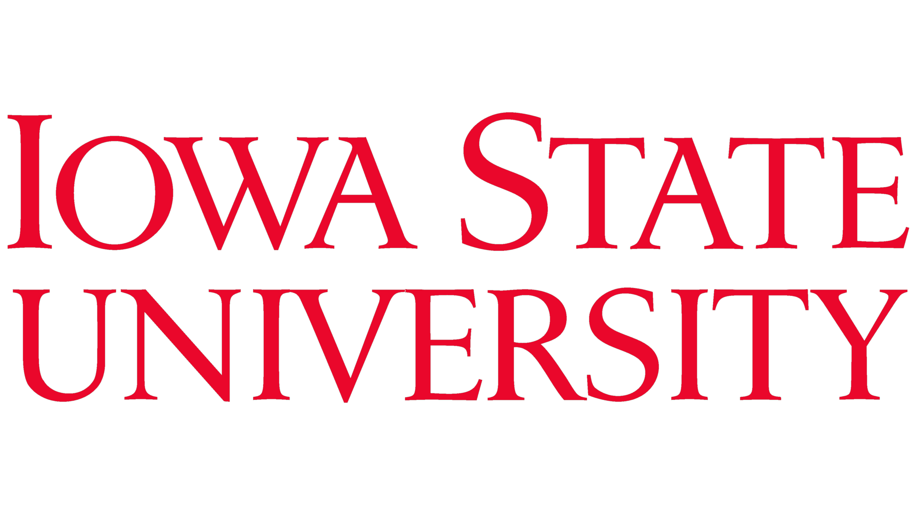 Iowa state university sign