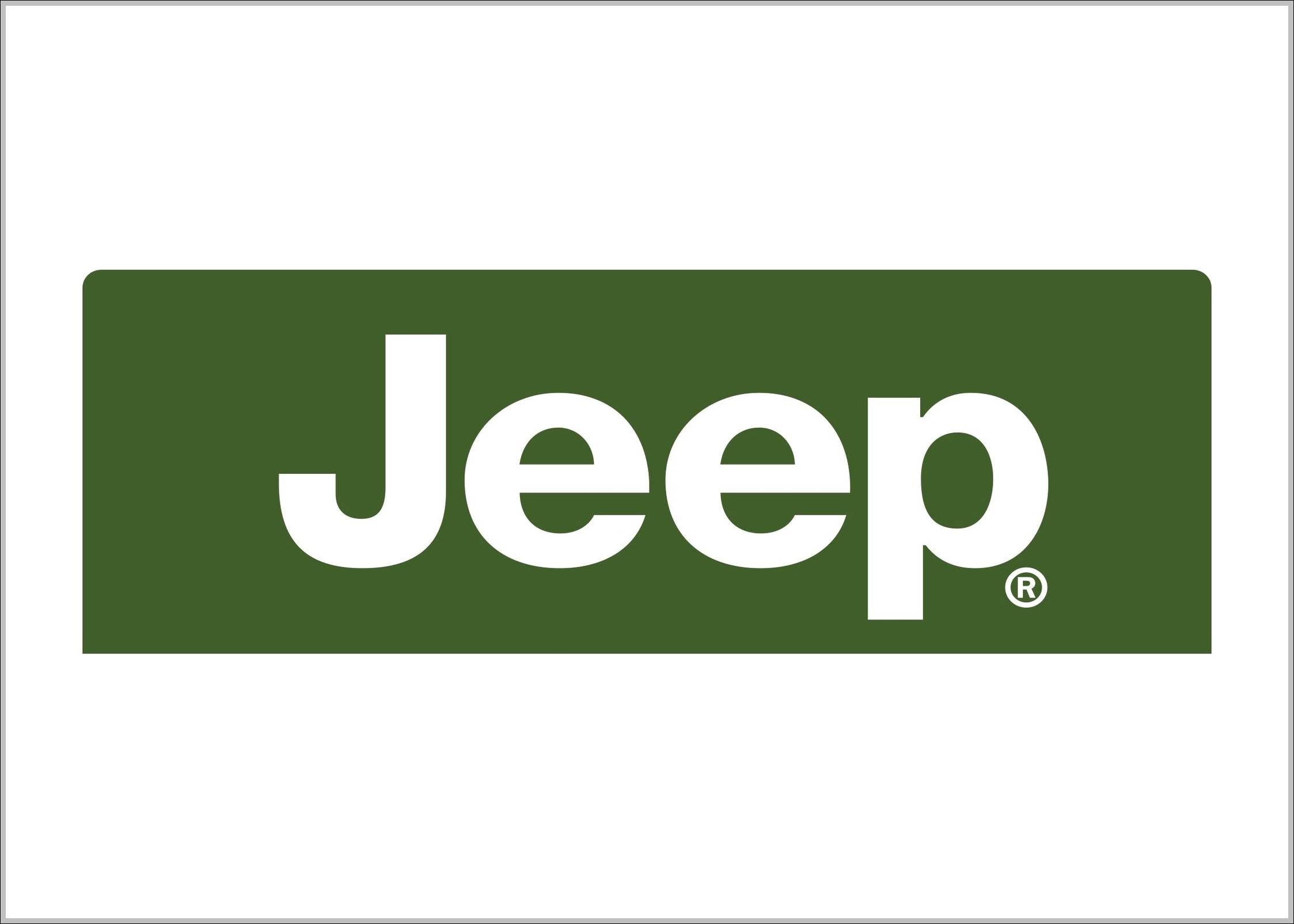 Jeep logo white