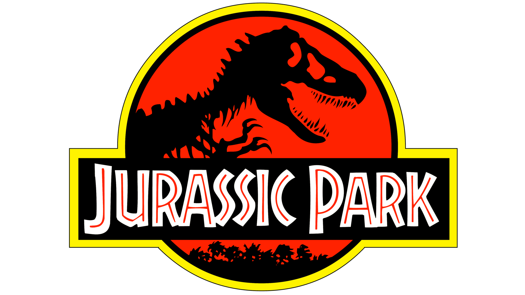 Jurassic park sign