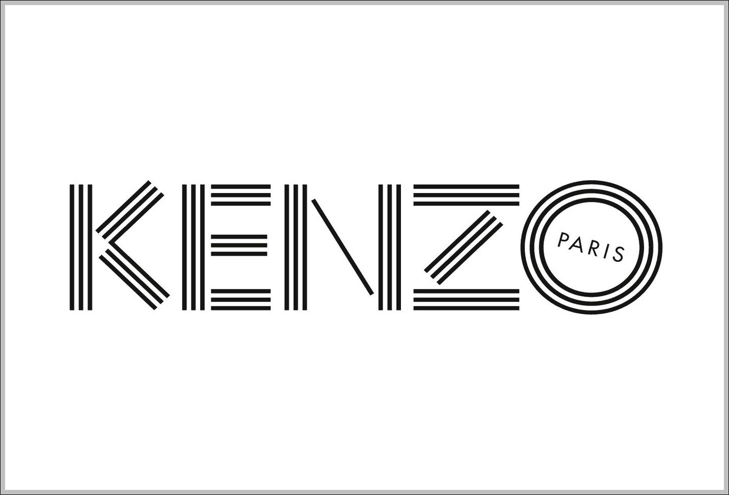 Kenzo logo black line