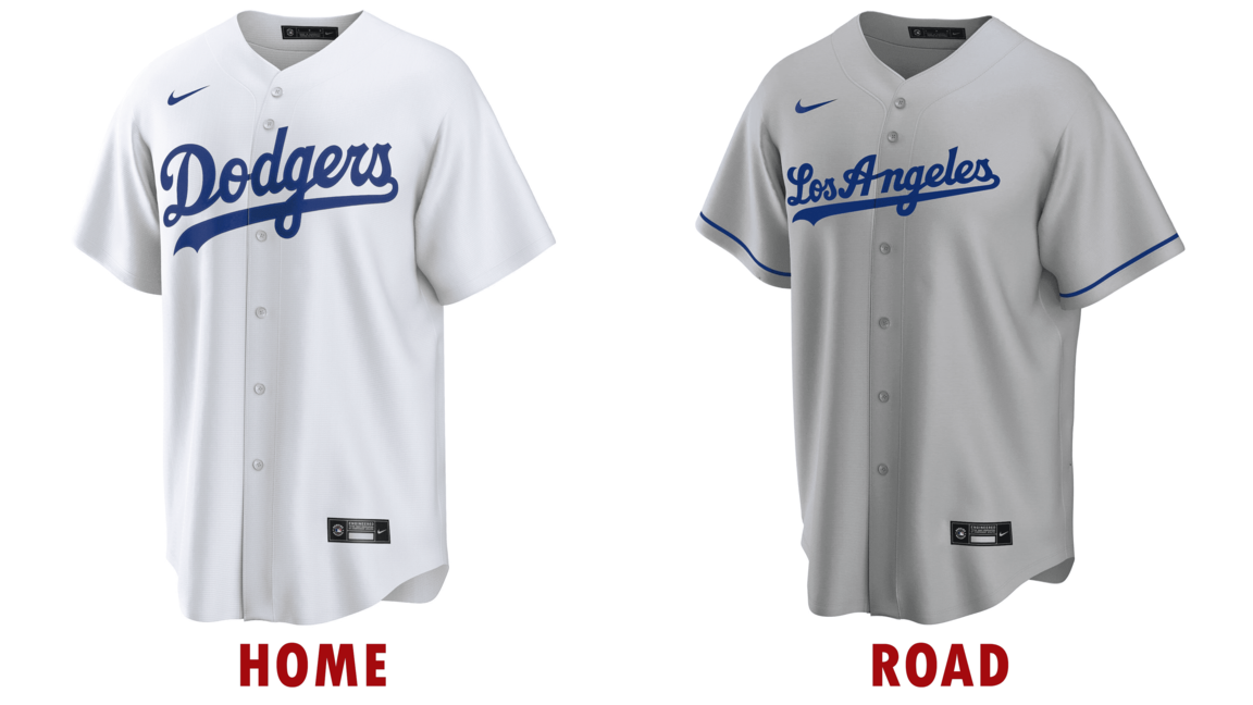 Los angeles dodgers uniform sign