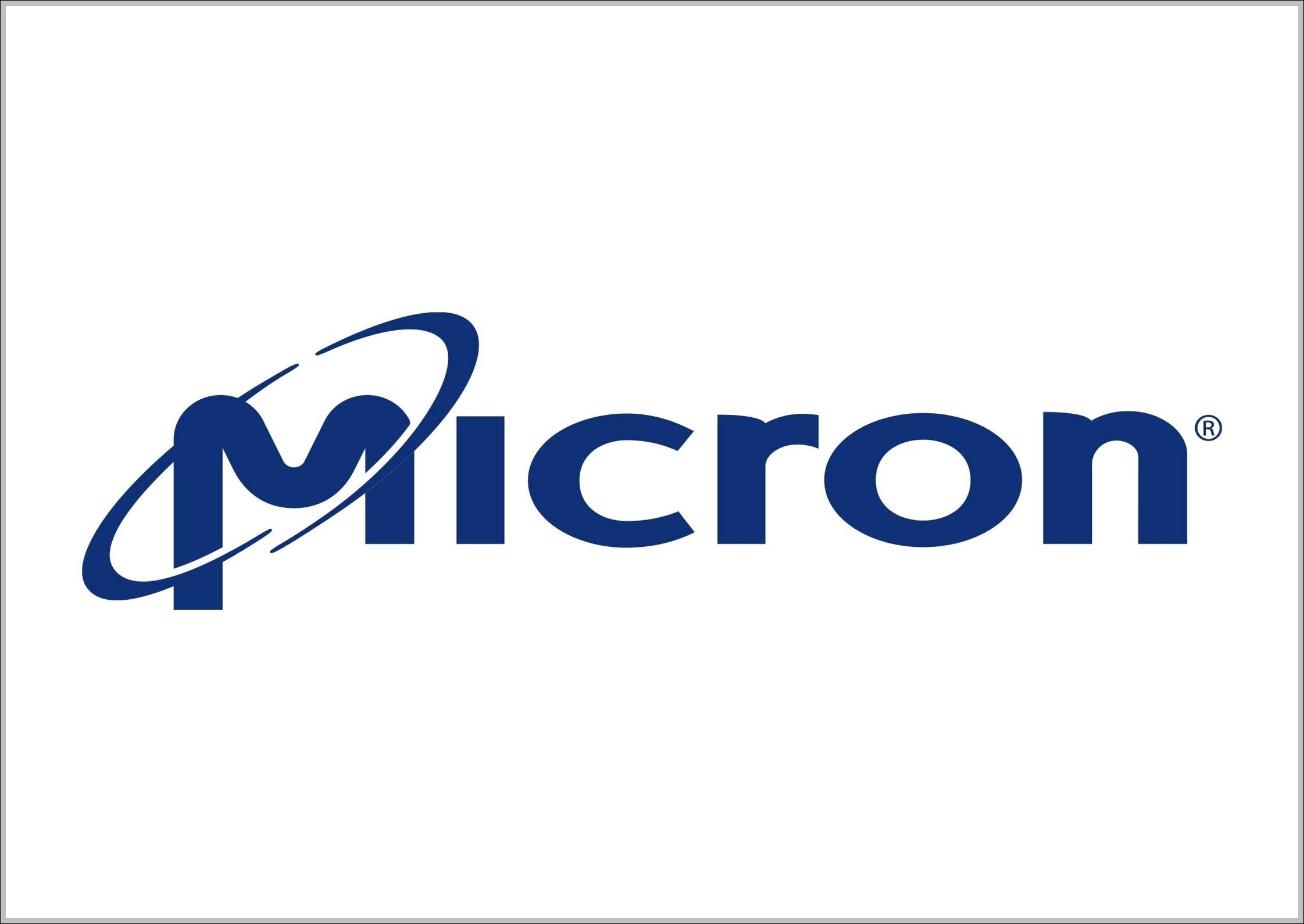 Micron sign
