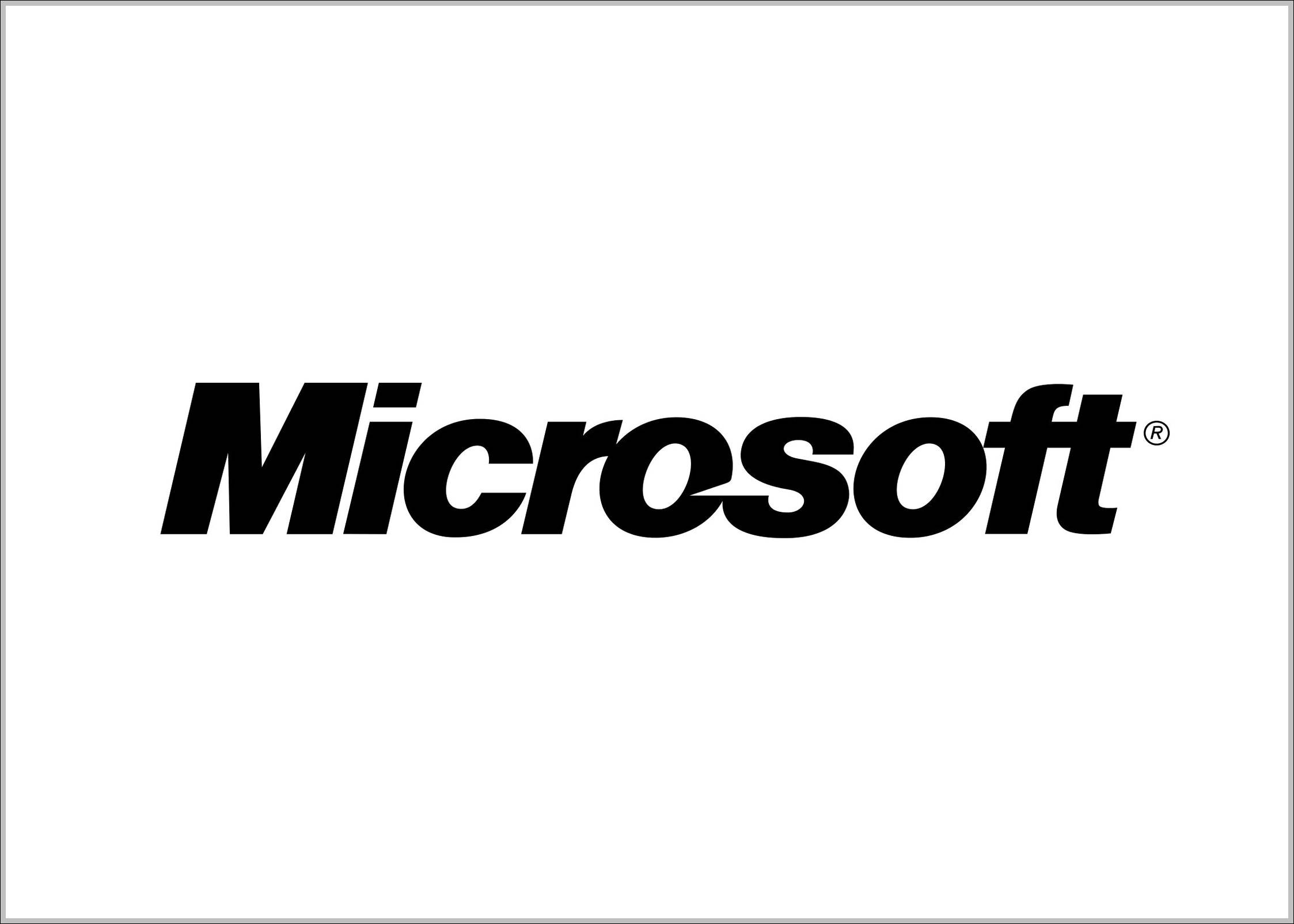 Microsoft logo old