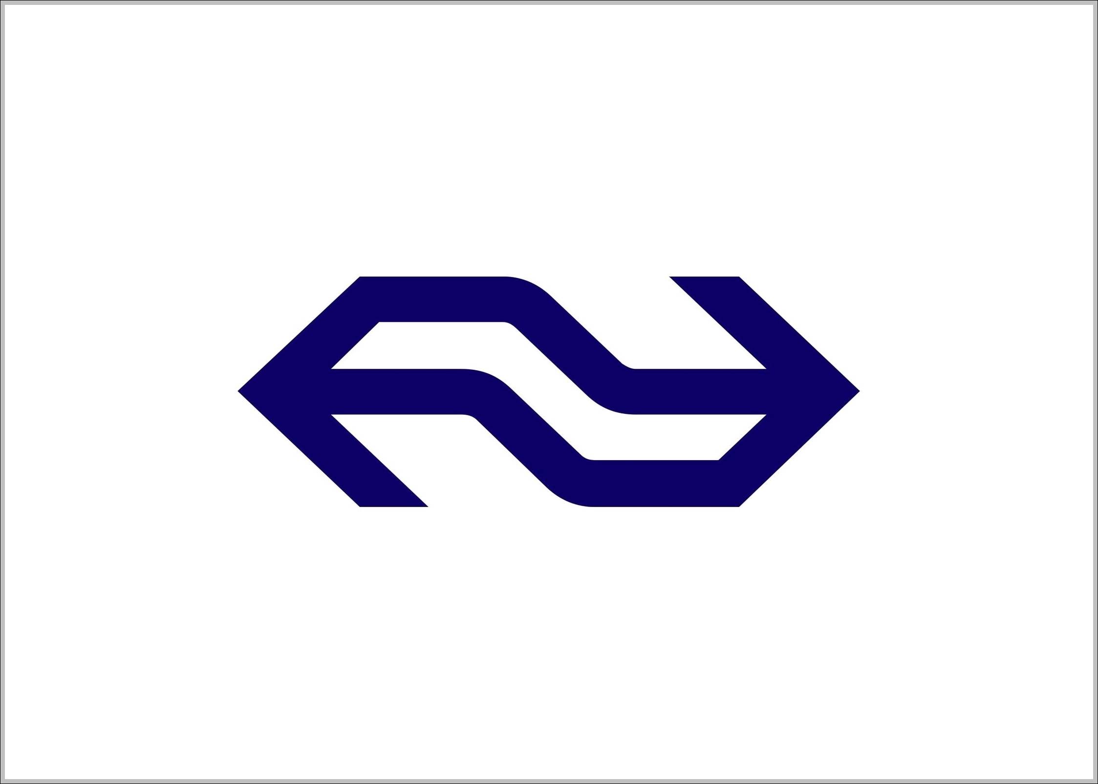 Nederlandse spoorwegen NS logo